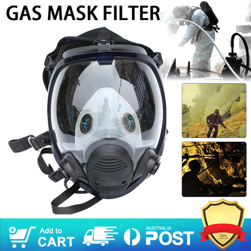 Full Face Large View Gas Mask For 6800 Face piece Respirator Painting ...